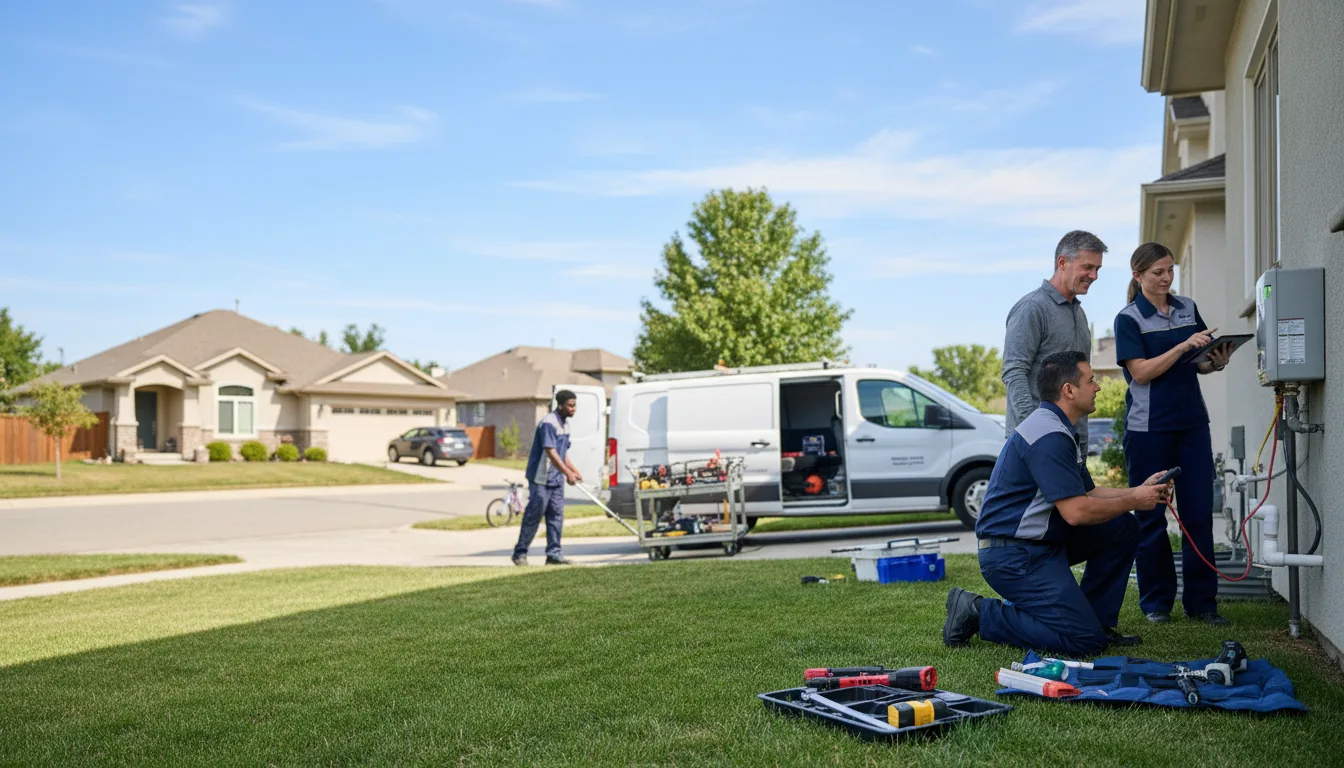 Tankless water heater service in Buncombe, IL